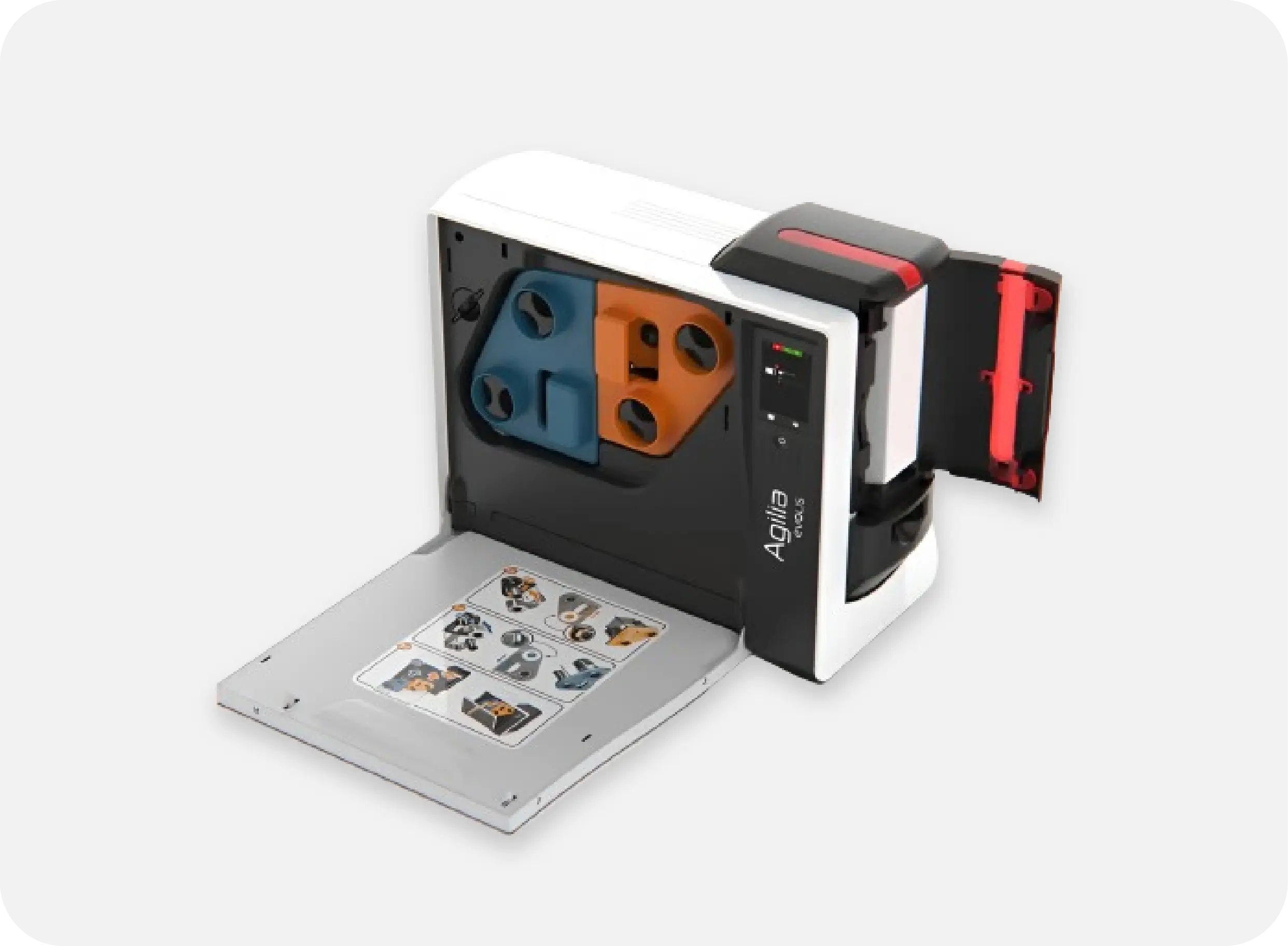 Agilia Retransfer card printer 3